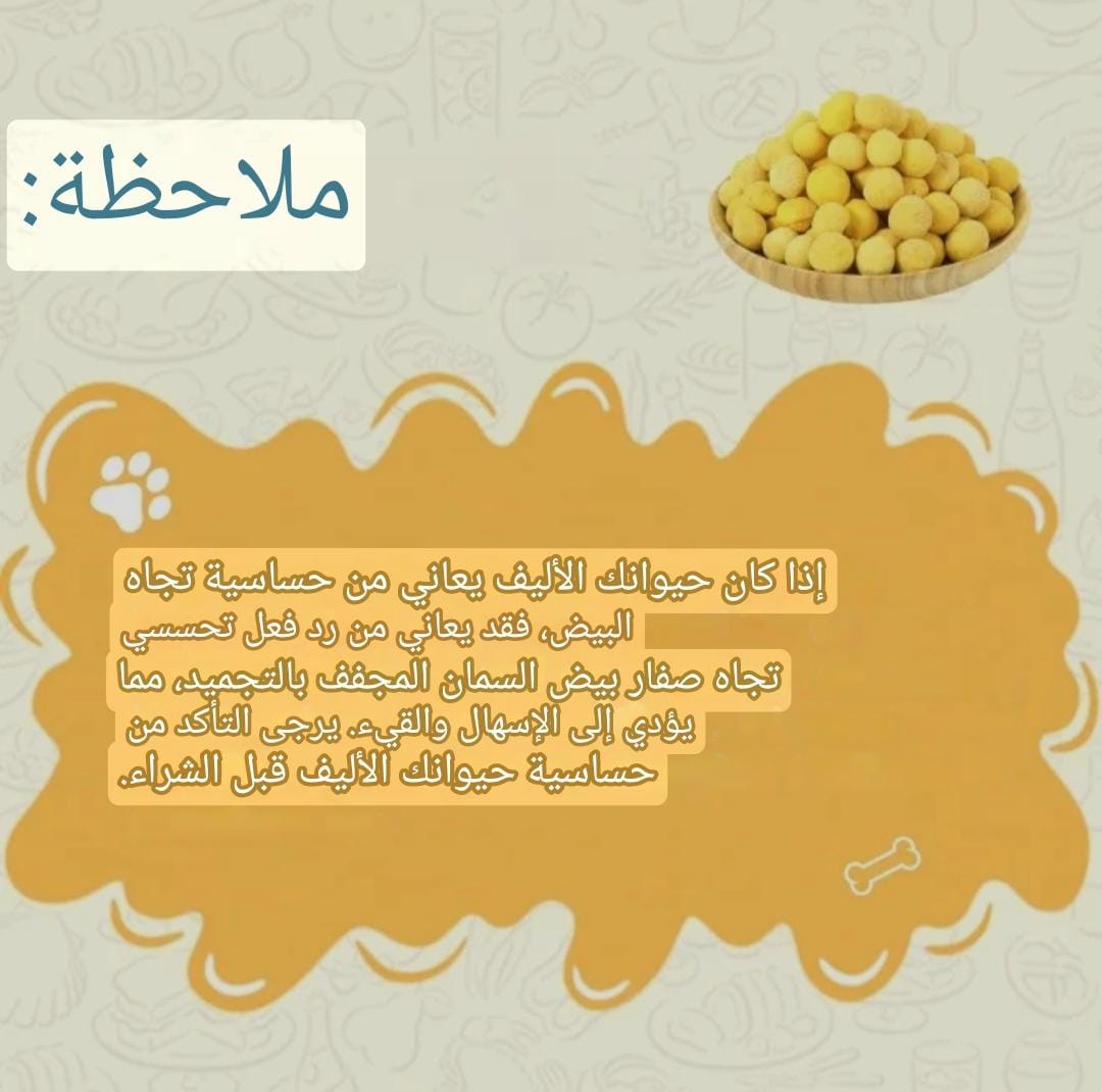 بيض السمان المجفف (تاريخ الانتهاء 12/2027)