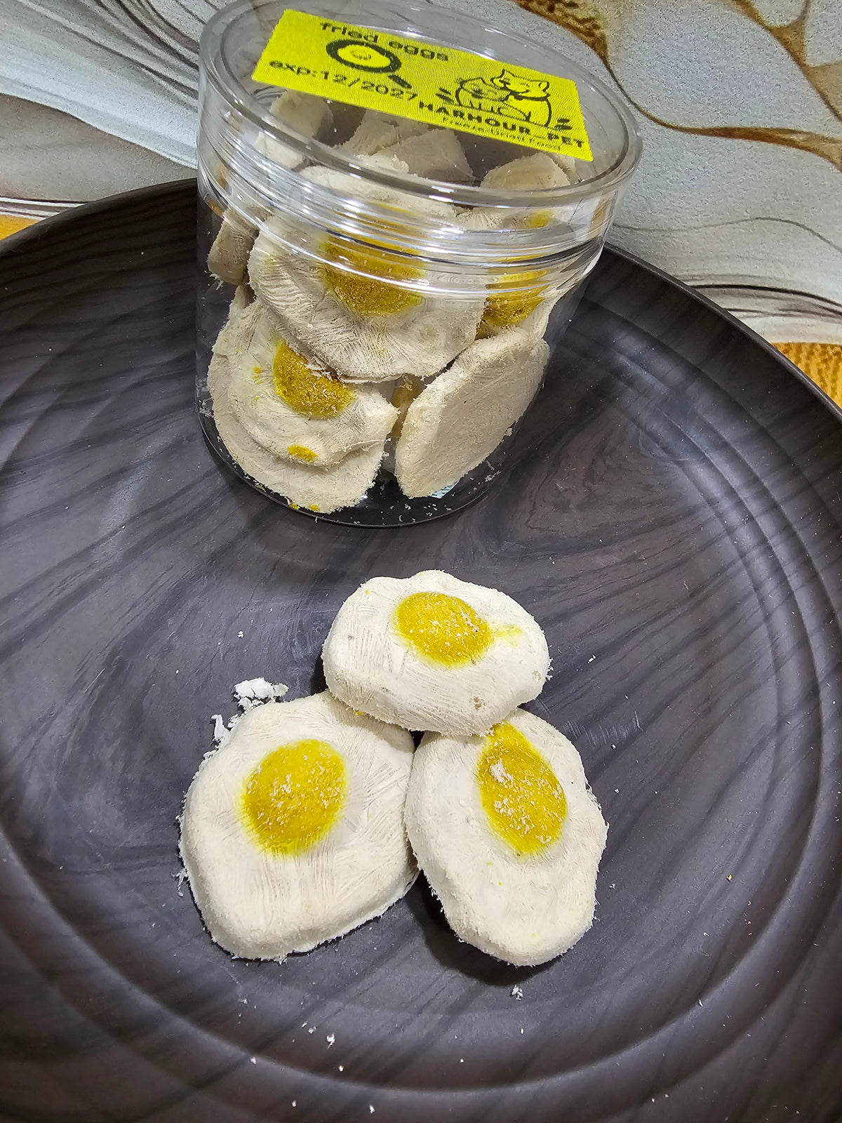 بيض مقلي🍳 25g. (تاريخ الانتهاء 12/2027)